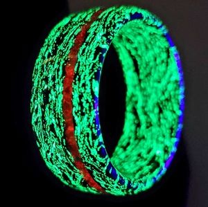 Custom handbag carbon fiber glow ring